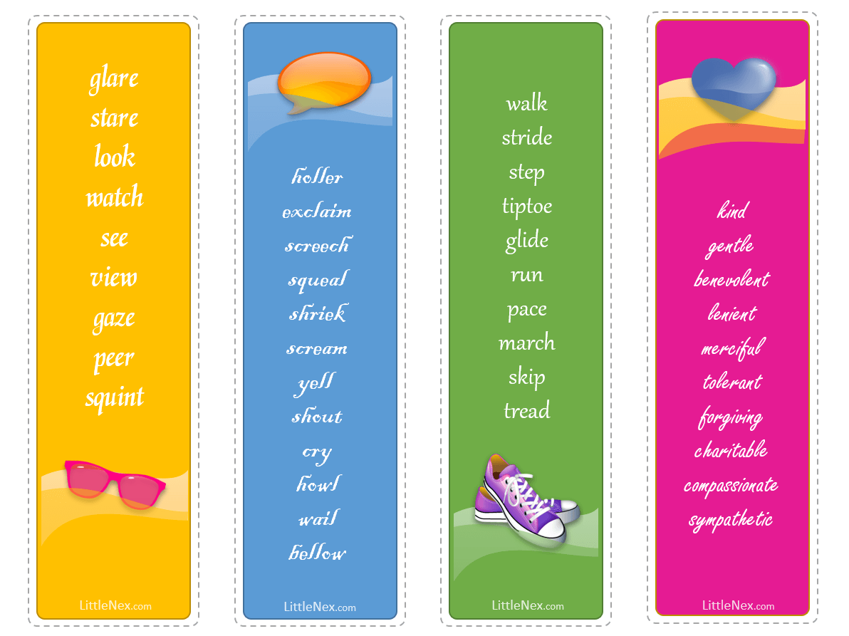 Bookmarks to Print Out